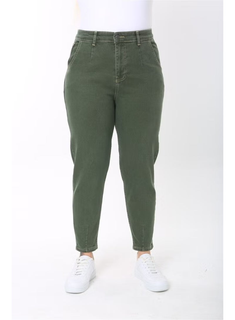 Cedy Denim جينز موم بليت بحجم زائد للنساء C600 - Image 2
